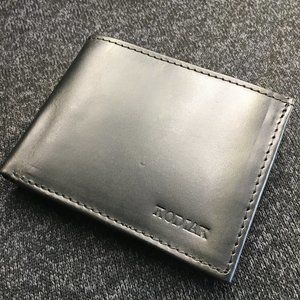 Kodiak Bifold Leather Wallet - Black